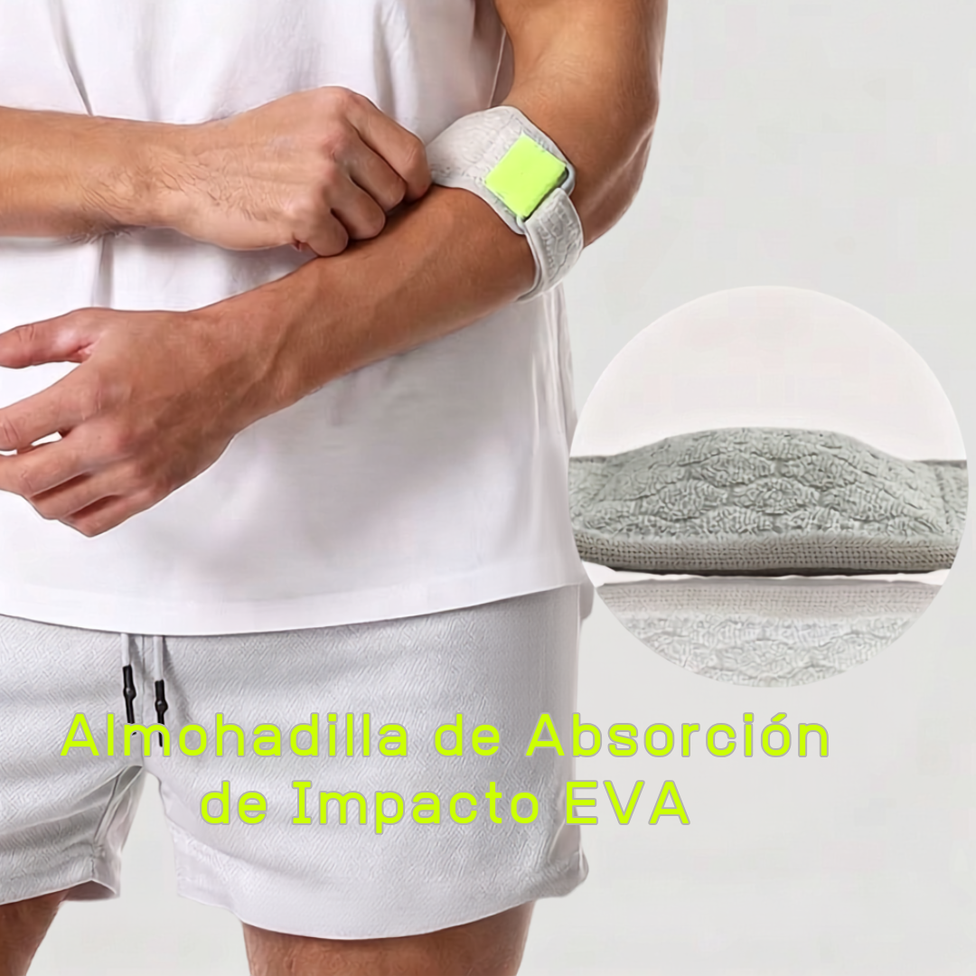 Almohadilla ajustable para dolor de codos y antebrazos