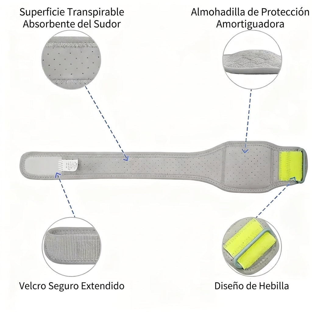 Almohadilla ajustable para dolor de codos y antebrazos