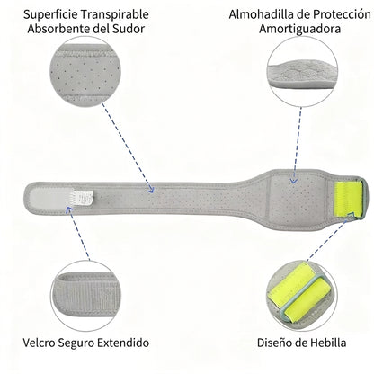 Almohadilla ajustable para dolor de codos y antebrazos